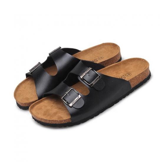DM-TX-163 | Men Cork Slippers summer sandals buckle non-slip - Jinjiang Dingmao Shoes Co., Ltd.