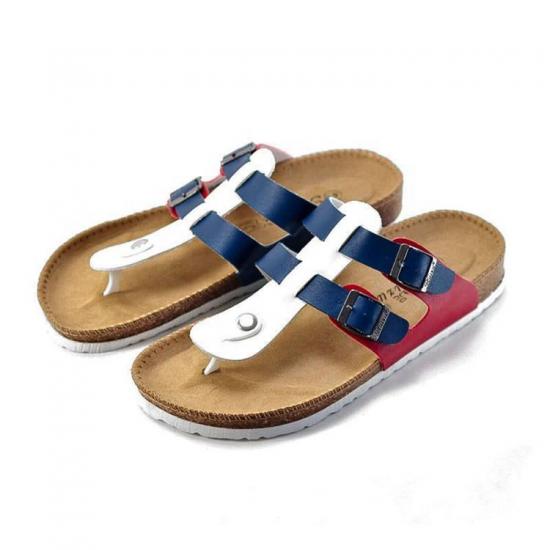DM-TX-167 | Unisex Cork Sole Slippers Casual Beach Double - Jinjiang Dingmao Shoes Co., Ltd.